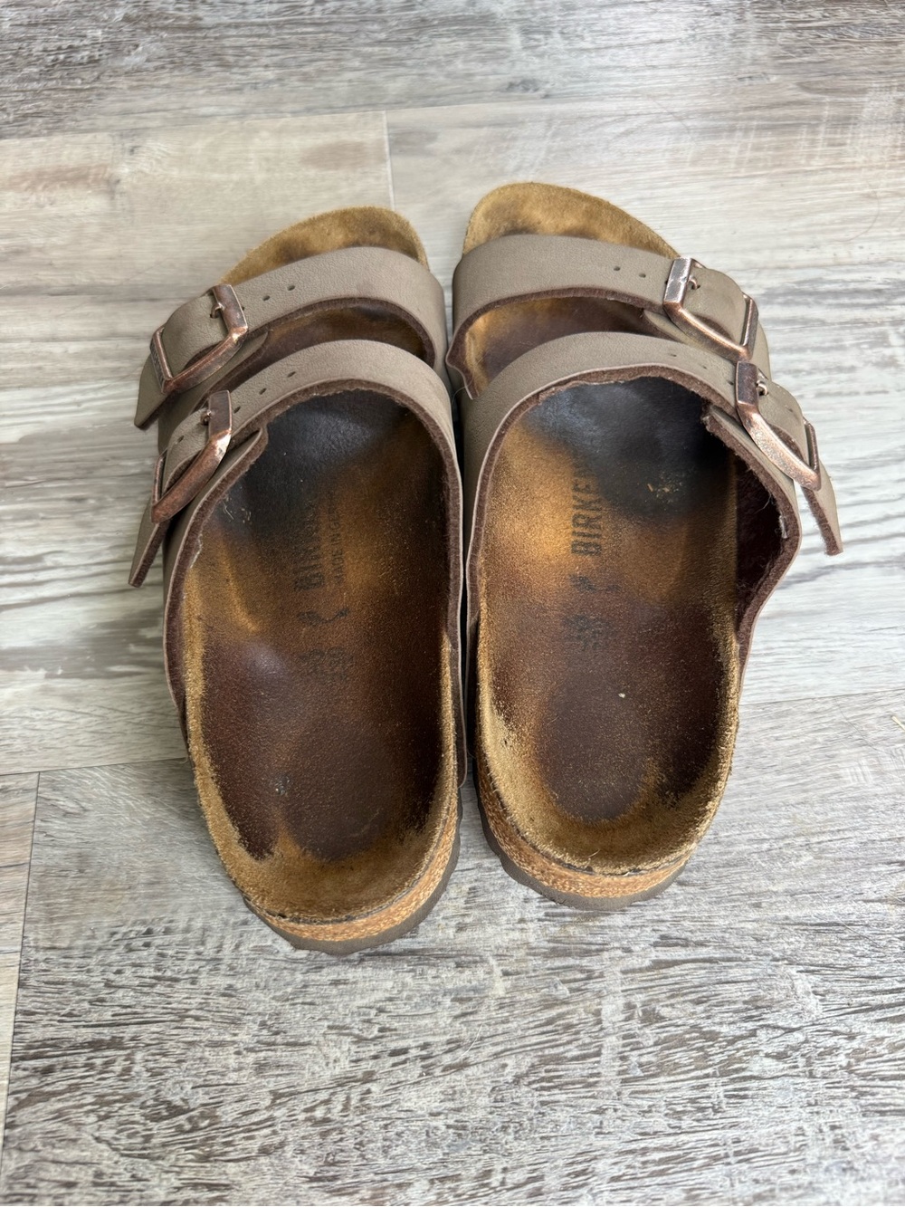 Birkenstock Women's Double-Strap Sandals - Taupe - Picture 3 of 7